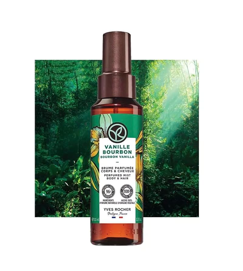 Yves Rocher Sweet Bourbon Vanilla Hair & Body Spray 100ml