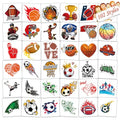 102 Sports Temporary Tattoos for Kids - Soccer Baseball