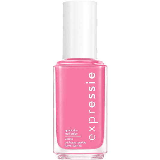 essie Expressie Nail Polish, Quick-Dry Bubblegum Pink Nail Polish, Vegan, Makin' Moves, 0.33 fl oz