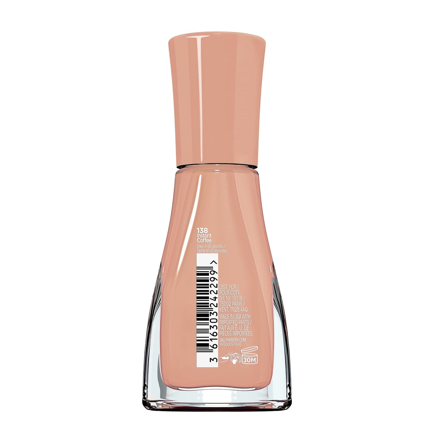 Sally Hansen Insta-Dri Nail Polish - City Chic Collection - Instant Coffee - 0.31 fl oz