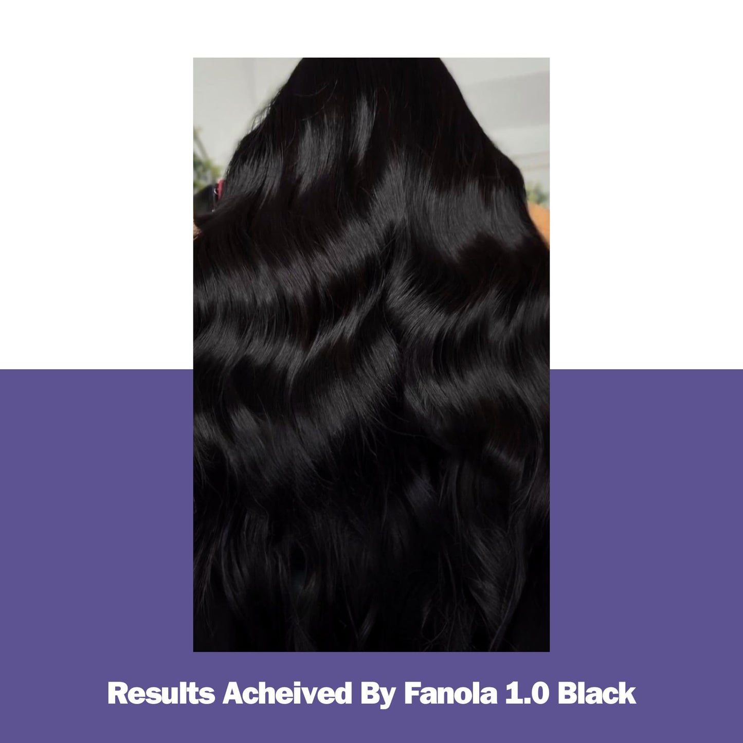 Fanola 1.0 Black Hair Coloring Cream