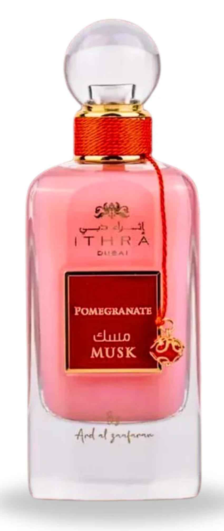 Ard Al Zaafaran Ithra Dubai Pomegranate Musk Eau de Parfum Spray for Unisex, 3.4 Ounce