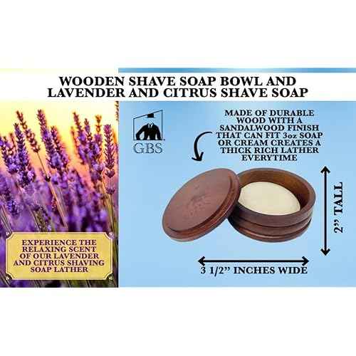 G.B.S Complete Men¡¯s Wood Shaving Set