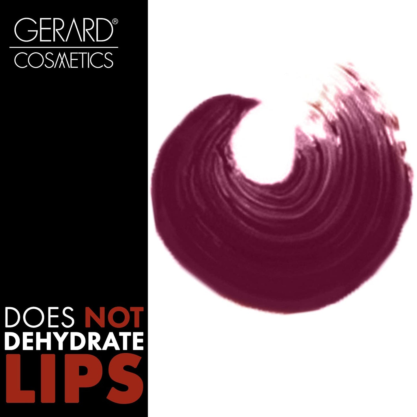 Gerard Cosmetics HydraMatte Liquid Lipstick Plum Crazy | Plum Lipstick with Matte Finish | Long Lasting and Non-Drying | Super Pigmented Fully Opaque Lip Color