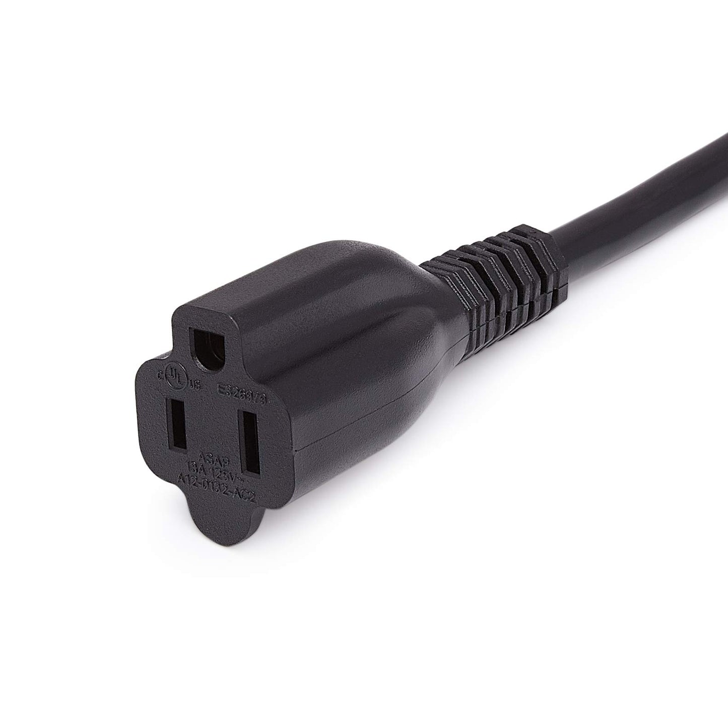 Amazon Basics Power Extension Cord, 15 Feet, 13 Amps, 125V, Black