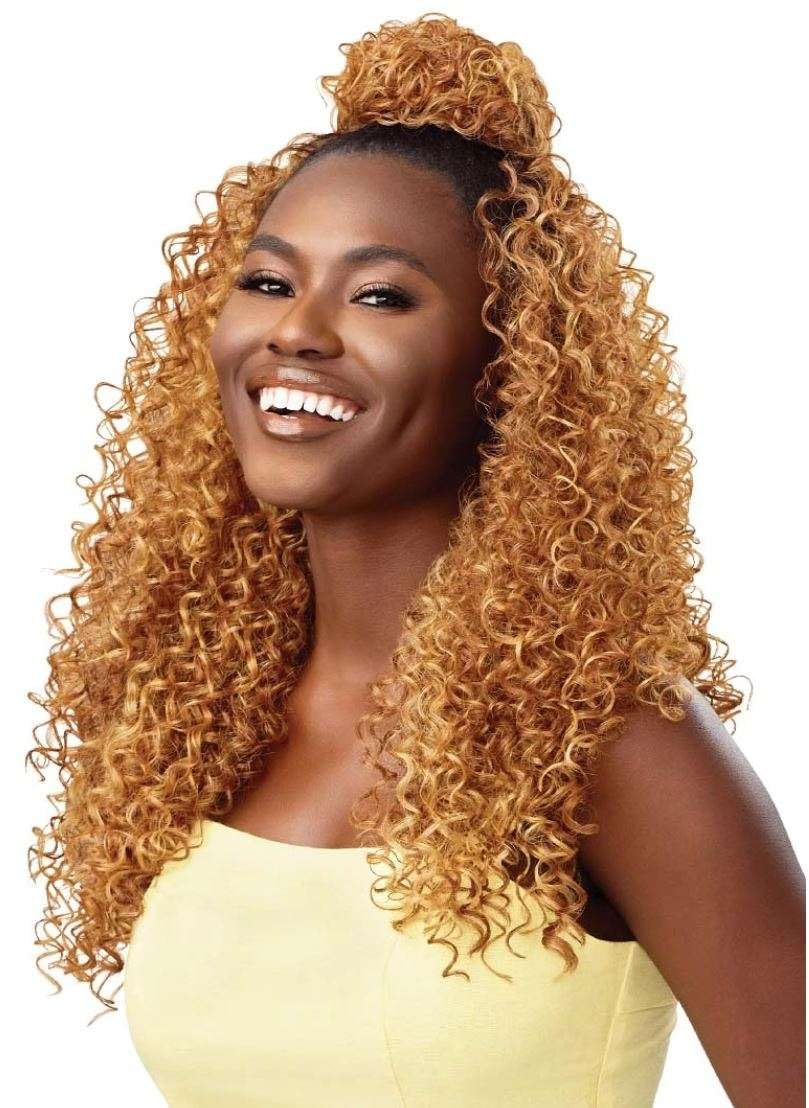 Converti-Cap Outre Synthetic Wig - DOMINICAN BOUNCE (1B Off Black)