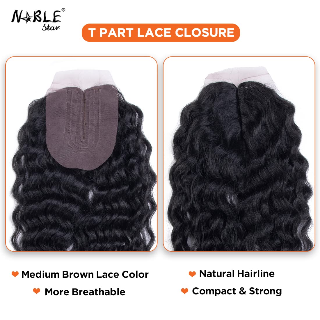 Synthetic Curly Hair Water Wave 8 Bundles with Closure Kinky Curly Hair For Black Women 20 Inch Weft and Wavy Bundles with Closure Hair Extensions Natural Black Color 9Pcs/Lot