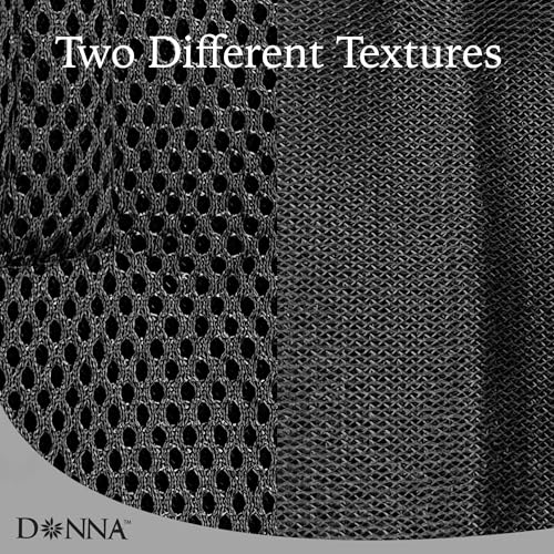 Donna Deluxe Foam Velcro Headband - Silk Hair Wraps for Face Wash & Styling