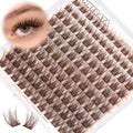 Brown Wispy Lash Clusters - Natural Eyelash Extensions 10-16mm