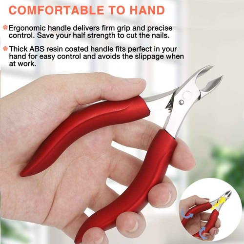 BEZOX Toenail Clipper for Thick Nails for Seniors, Nail Clippers for Seniors