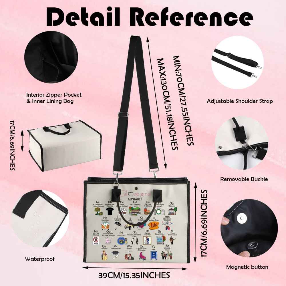 MNIGIU Tv Show Lover Gift Tv Show Gift T-v S-how Fan G-ift T-v S-how Tote Bag for Women (G-moreTB)