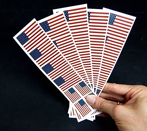 40 USA Flag Temporary Tattoos | Patriotic Party Favors