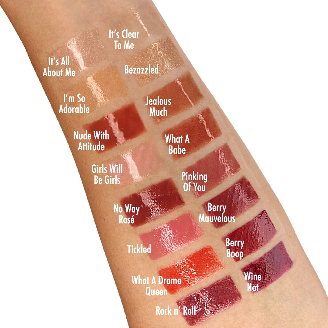 BaeBlu Organic Vegan Lip Gloss, 100% Natural Non-Toxic Moisturizing Ingredients, Girls Will Be Girls