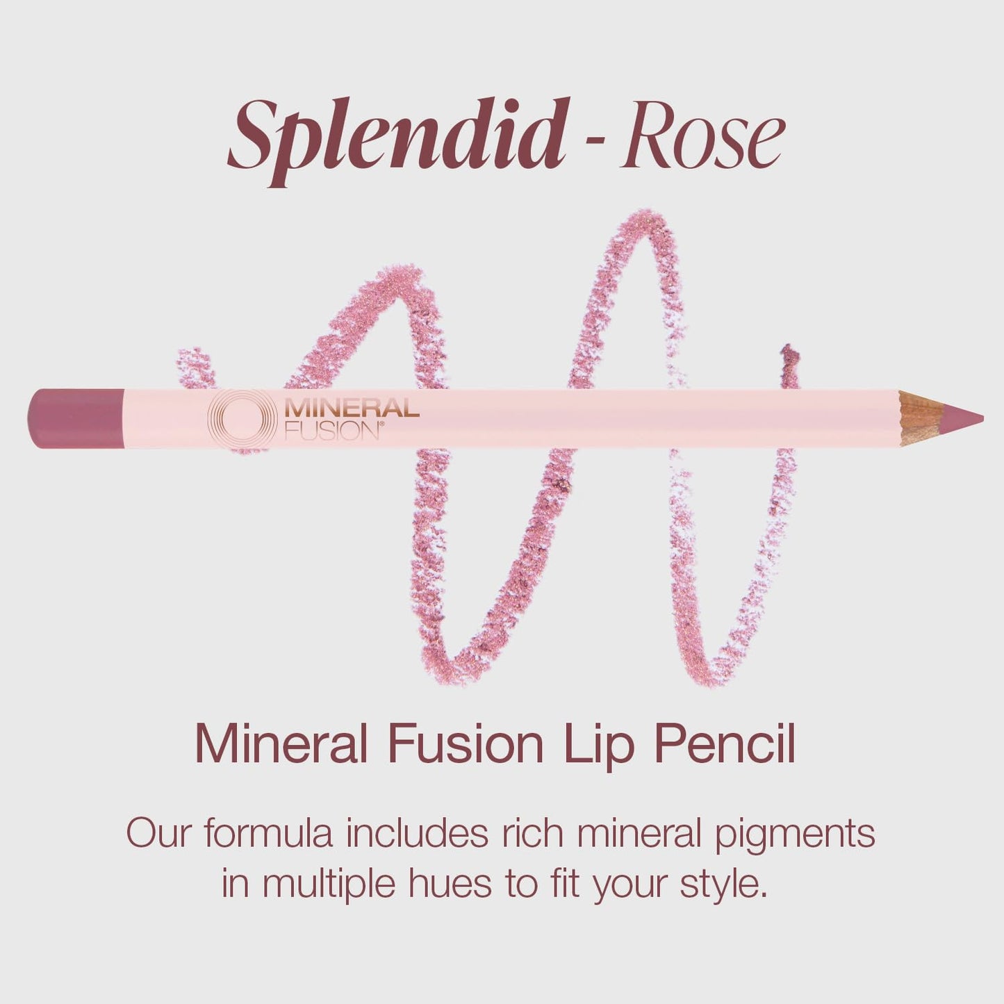 Mineral Fusion Lip Pencil, Splendid (Packaging May Vary)