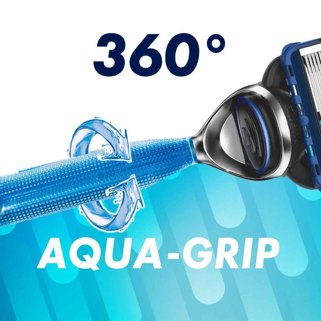 Gillette5 Mens Razor Blade Refills, 12 Count, Lubrastrip for a More Comfortable Shave