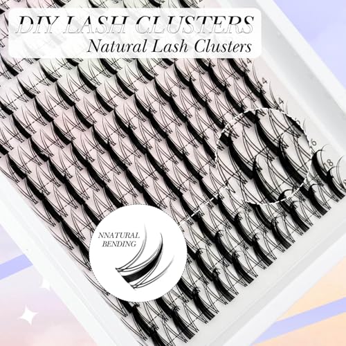 YASNAI Cluster Lashes 8-18MM Manga Eyelash Extensions 140pcs