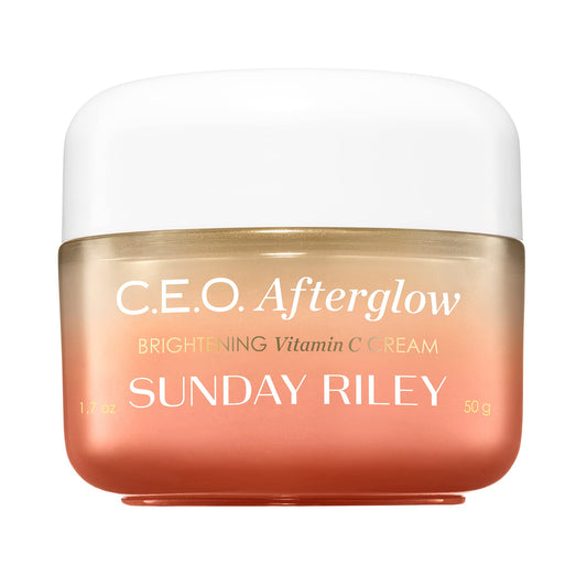 Sunday Riley C.E.O. Afterglow Brightening Vitamin C Cream Face Moisturizer, 1.7 oz.