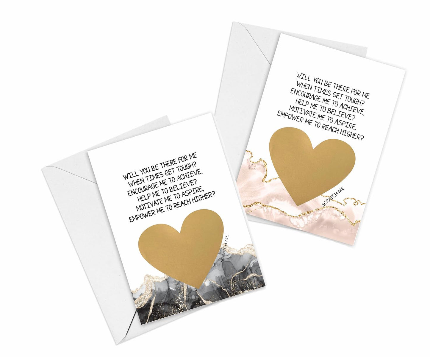 Will You Be My Godmother and Godfather Scratch Off Cards, New Godparents Proposal Asking Cards, Scratch Off Cards for Aunt and Uncle, Best Friends (Agate Godmother/Godfather Set)