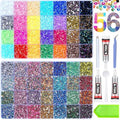 56 Color Bedazzling Kit with 79,000 3mm Rhinestones & Glue