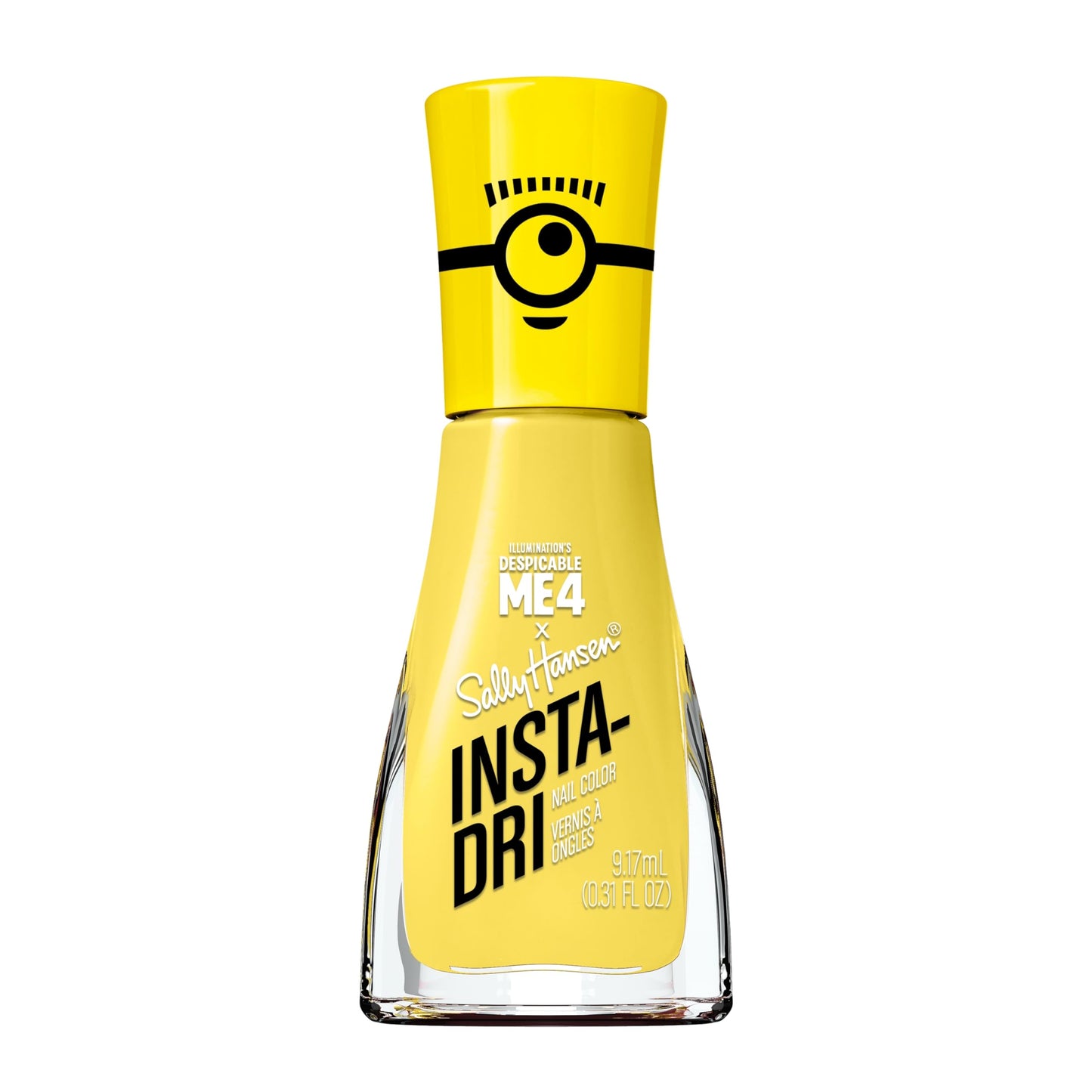 Sally Hansen Insta-Dri® X Despicable Me, Hella Yella, Quick Dry, Long Lasting, Streak-Free Shine, Yellow Nail Polish