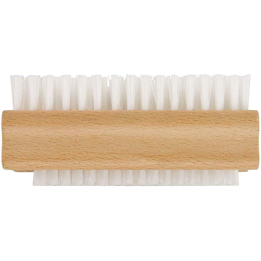 Elliott Wooden Nail Brush, Double Sided Hand and Nail Cleaning Brush, Scrubbing Brush to Clean Fingertips, Can Be Used on Fingernails and Toenails, Perfect for at Home Manicure and Pedicure