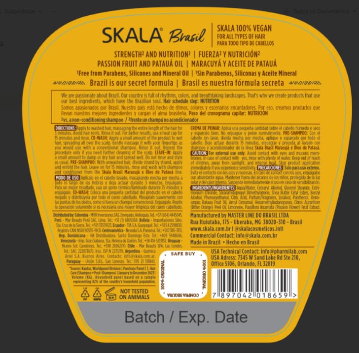 SKALA Curl Cream 3-Pack Bundle - Hydrating 2-in-1 Conditioner