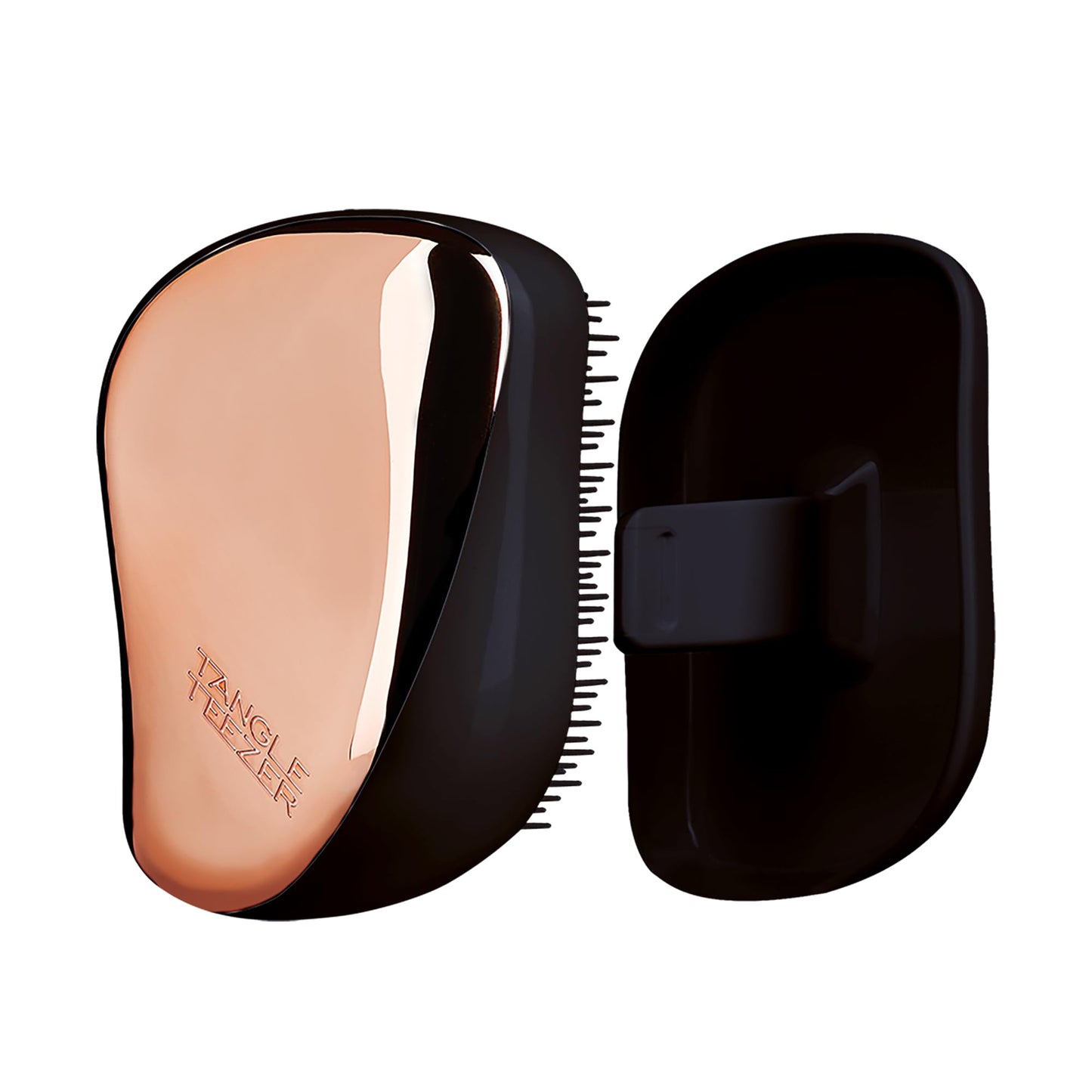 Tangle Teezer Compact styler detangling hairbrush, rose gold black, 1 Gram
