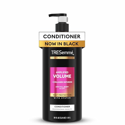 TRESemm? 24 Hour Volume Conditioner with Pump For Fine Hair Formulated With Pro Style Technology 39 Fl Oz