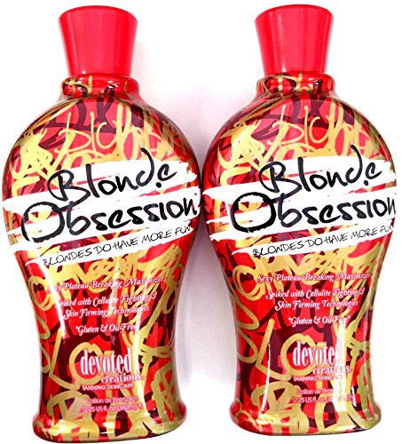 Devoted Creations Blonde Obsession Tanning Lotion Bronzer 12.25 Fl Oz (Lot of 2)