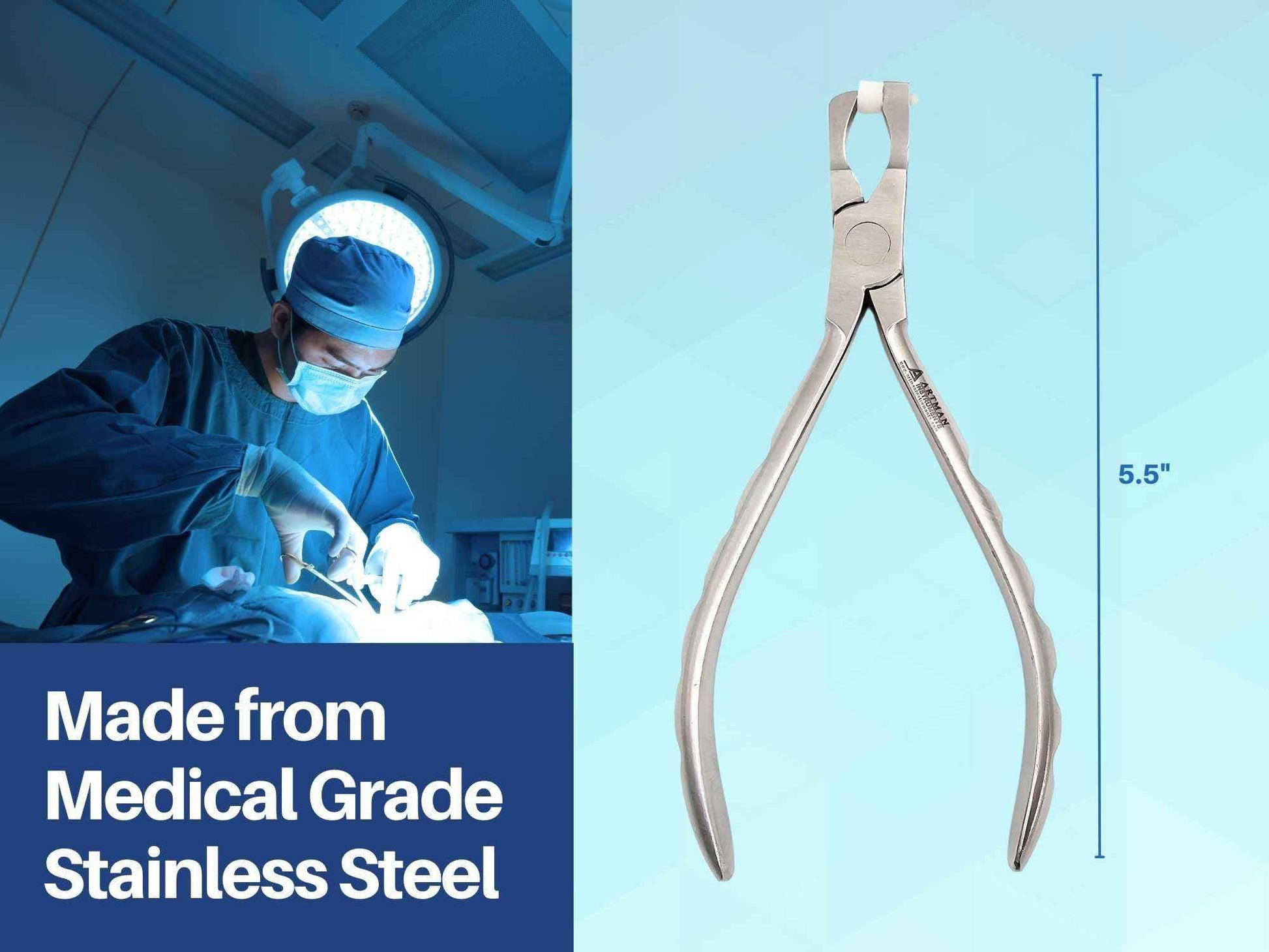 ARTMAN INSTRUMENTS Molar Band Remover Pliers – Orthodontic Braces Removal Tool – Stainless Steel, Autoclavable, Dental Braces Band Removing Pliers