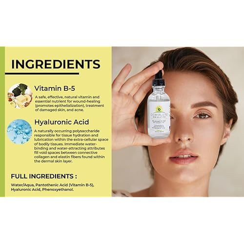 Advanced B5 Hydrating Gel With Hyaluronic Acid-2 oz Moisturizing & Hydrating Face Serum For Skin Rejuvenation?Nutritious Natural Formula With Firming, Plumping & Healing Properties