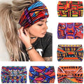 IVARYSS Wide Headbands for Women, Knotted Head Wraps & Turbans, 6 Pack African Style Hair Accessories