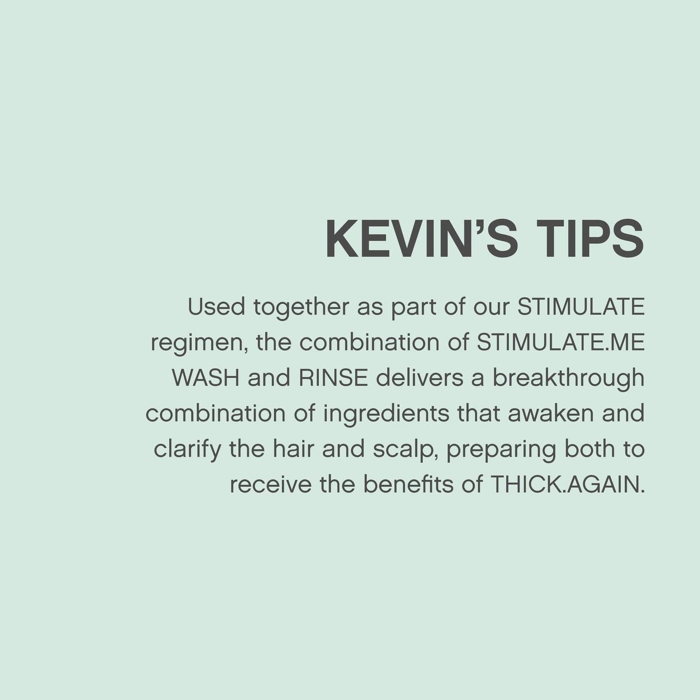 KEVIN.MURPHY STIMULATE-ME.WASH - Clarifying Shampoo for Hair & Scalp - For All Types - Stimulates Hair - Strengthening - Cruelty Free Shampoo - 250 mL / 8.4 fl oz