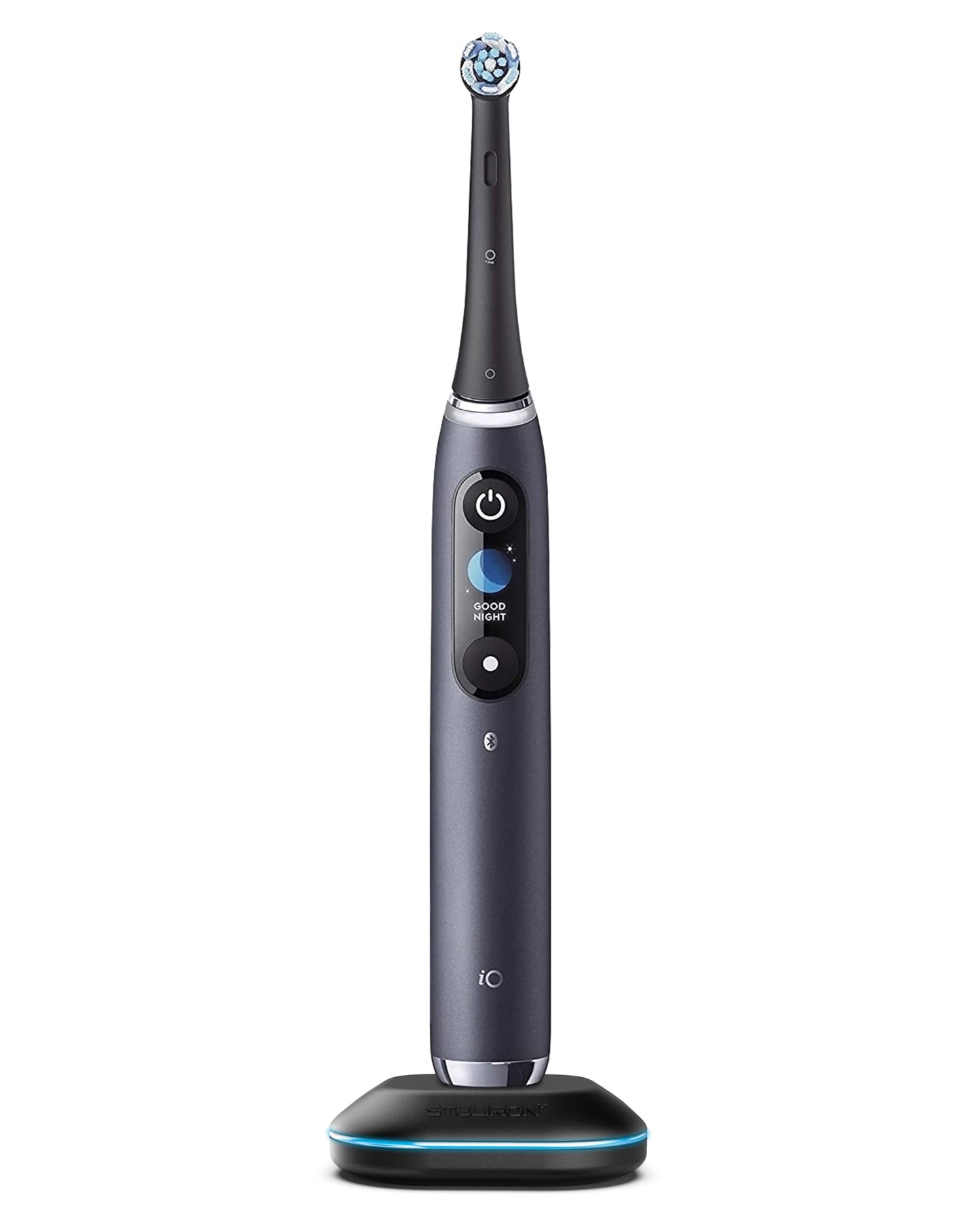 Charger Replacement for OralB iO Electric Toothbrush (Series 7,8, 9,10) Magnetic Charging Base - Travel Friendly, USB Powered, Black (Single)