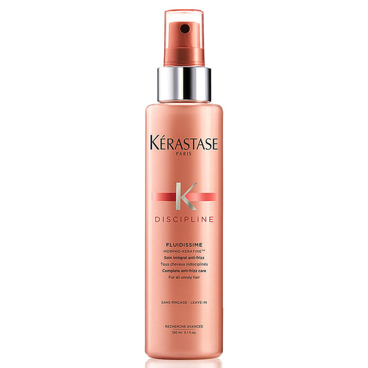 Kerastase Discipline Fluidissime Anti-Frizz Spray | Hair Smoothing & Heat Protectant Spray | Illuminates Shiny Hair | With Morpho-Keratine and Conditioning Agents | For Styled Hair | 5.07 Fl Oz