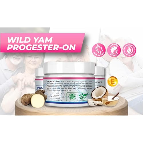 Wild Yam Balancing Cream for Women ? with Vitamin E, Coconut Oil & Hyaluronic Acid ? 1500mg Natural Extract ? Menopause & Skin Support, 4 oz