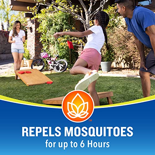 Cutter Lemon Eucalyptus Insect Repellent (6 Count), No DEET Mosquito Repellent, 4 fl Ounce (Pump Spray)