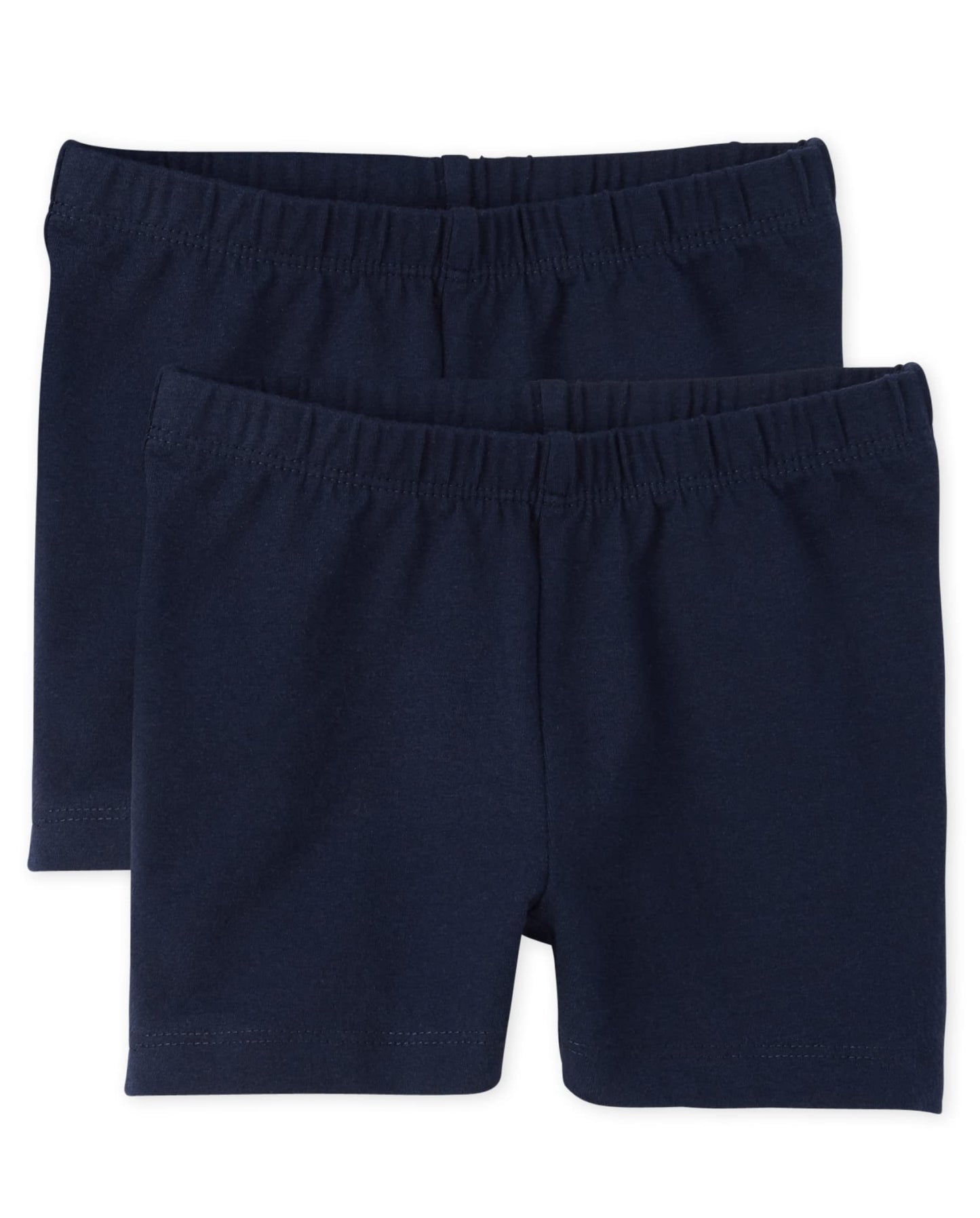 The Children's Place Girls Basic Cartwheel Short, Tidal 2 Pack, X-Small