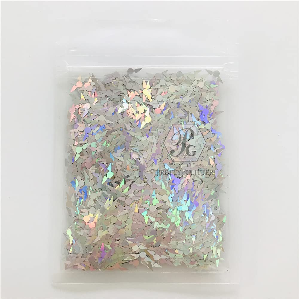 PrettyG 10 Grams/Pack - Snitch Eagle Shape Holographic Glitter Sequins - Festival Rave Beauty Makeup Face Body Nail Art Decoration LB100