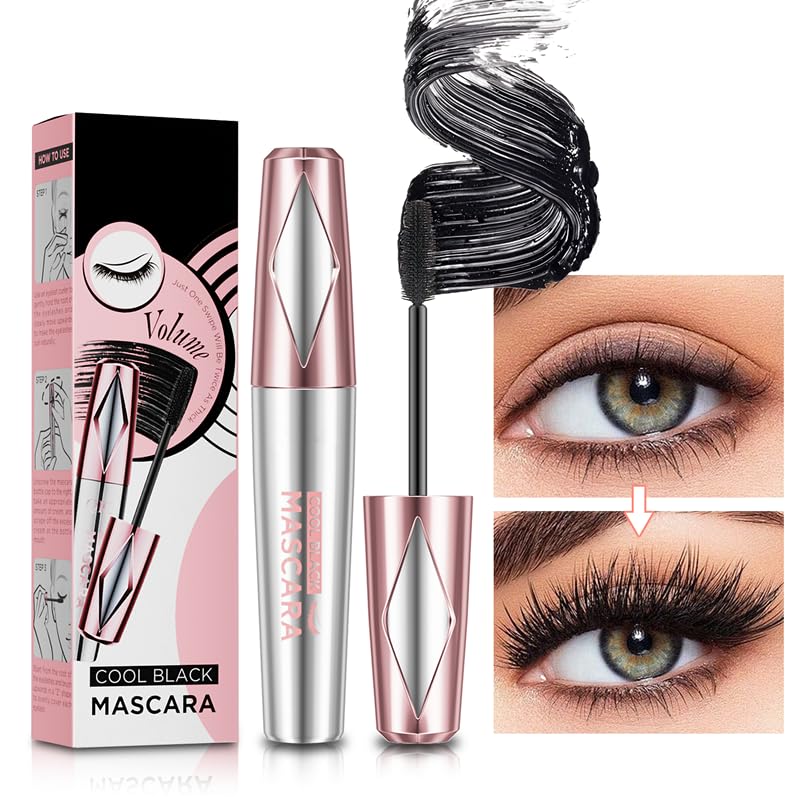 4D Silk Fiber Lash Mascara - Waterproof Volume & Length