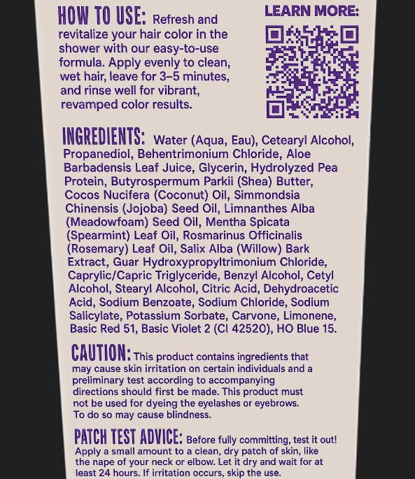 oVertone Daily Color Depositing Conditioner - Purple 4.5oz