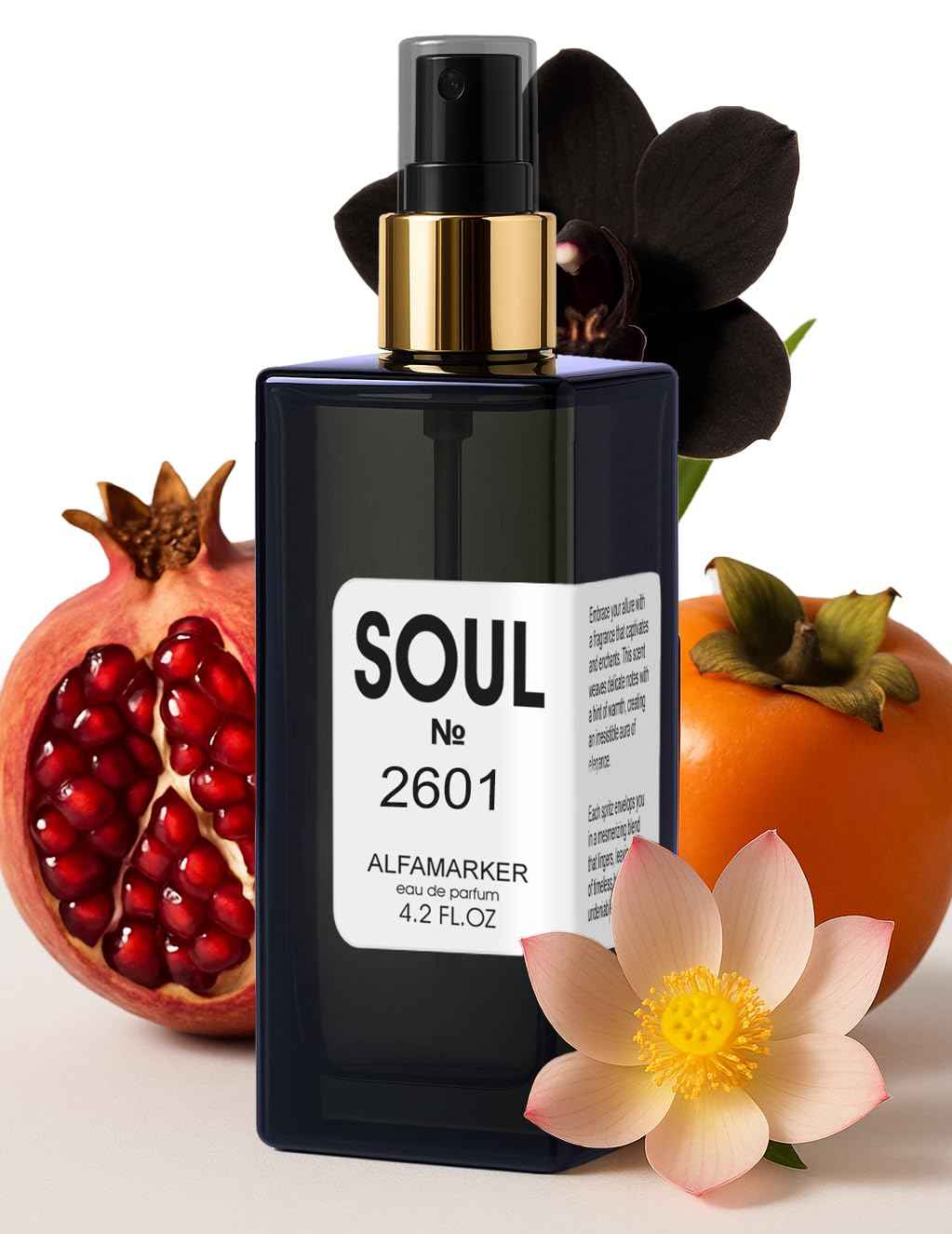 ALFAMARKER SOUL № 2601 Ephiria – Perfume for Women | Long Lasting Eau de Parfum Spray 4.0 Fl Oz / 120ml | Boutique-Inspired Oriental Floral Women’s Fragrance