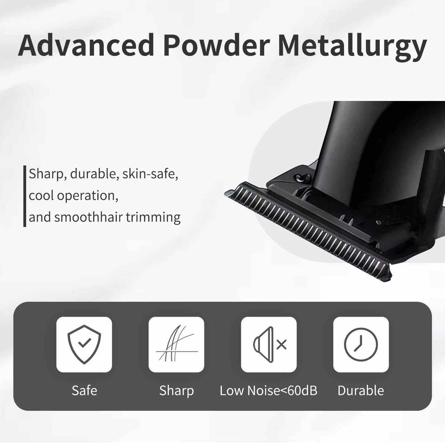 KEMEI 2299 Professional Hair Clippers for Men Professional - Cordless&Corded Barber Clippers for Hair Cutting & Grooming Rechargeable Beard Trimmer