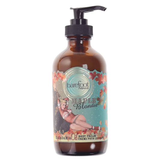 Barefoot Venus Macadamia Nut Oil and Almond Oil Body Cream 225 ML / 8 Oz (Maple Blondie)