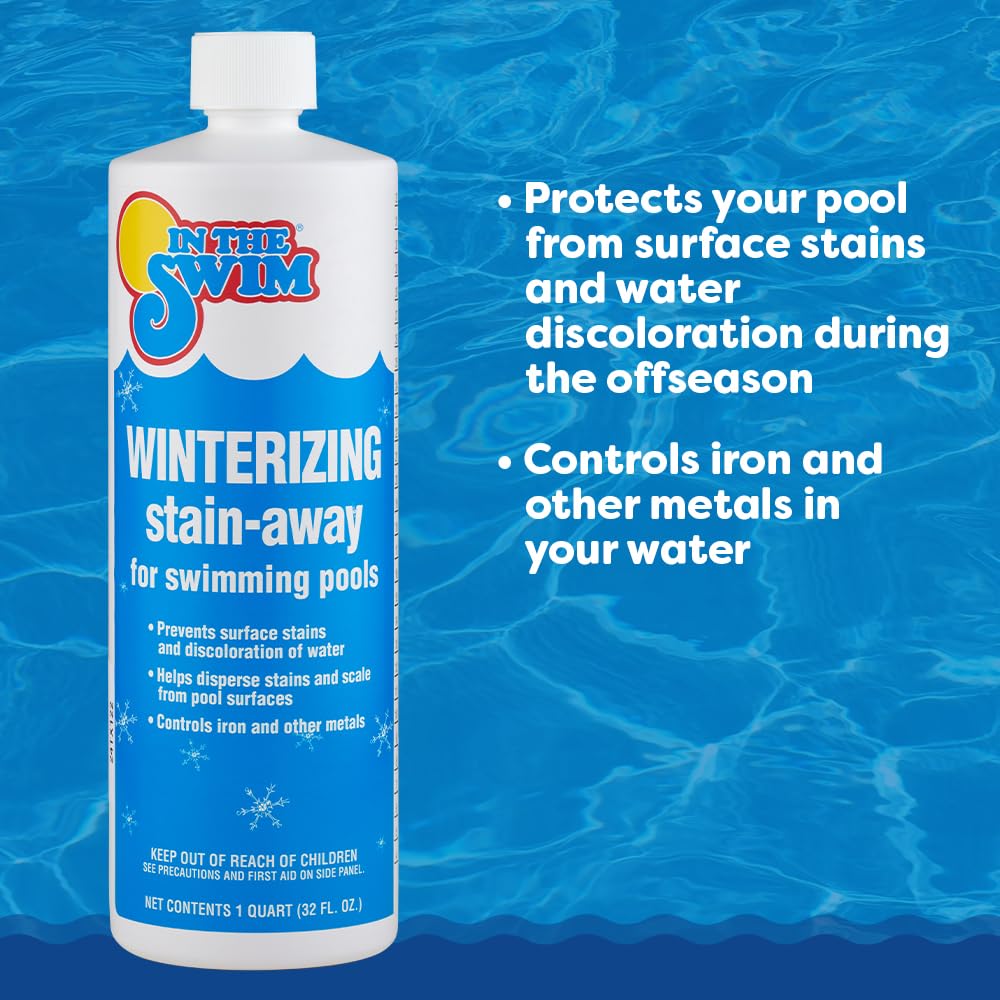 In The Swim Pool Closing Kit - Winterizing Chemicals for Above Ground and In-Ground Pools - Up to 35,000 Gallons