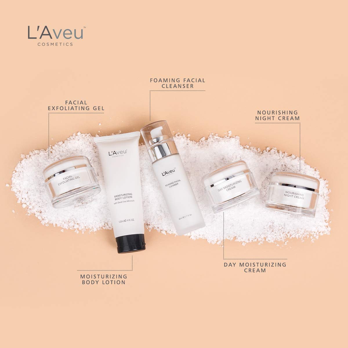 L'Aveu Nourishing Night Cream - Anti-Aging Nighttime Moisturizer for Face - Natural Moisturizing Facial Care Blend with Dead Sea Minerals, Shea Butter, Jojoba & Avocado - Gentle Skin Renewal - 1.7 oz