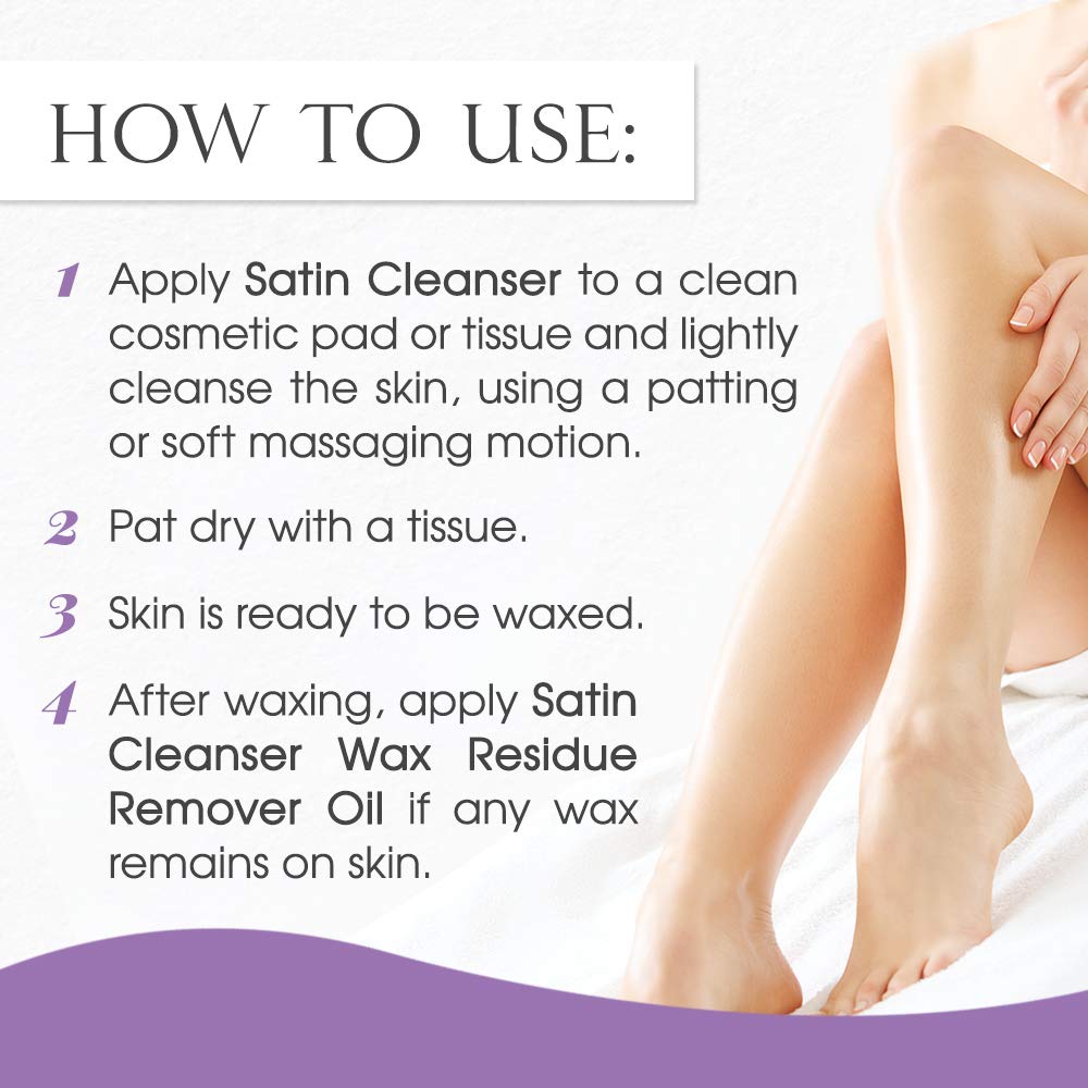 Satin Smooth Satin Cleanser Skin Preparation Cleanser, 16 oz