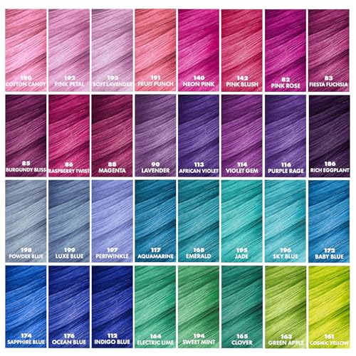 Adore Semi Permanent Hair Dye Sky Blue 4 oz (2 Pack)