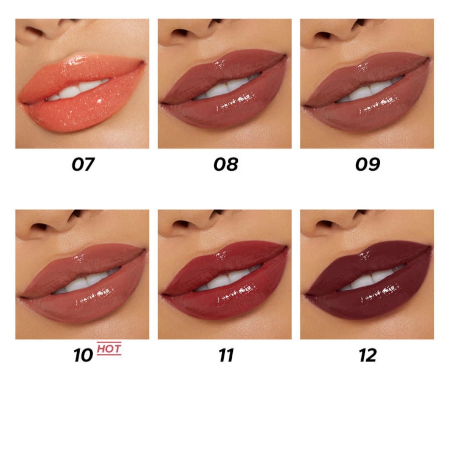 MAEPEOR Hydrating Lip Plumper 12 Colors Moisturizing Shiny Juicy Lip Balm Long Lasting Nourishing Lip Pluming Balm（Color 10)