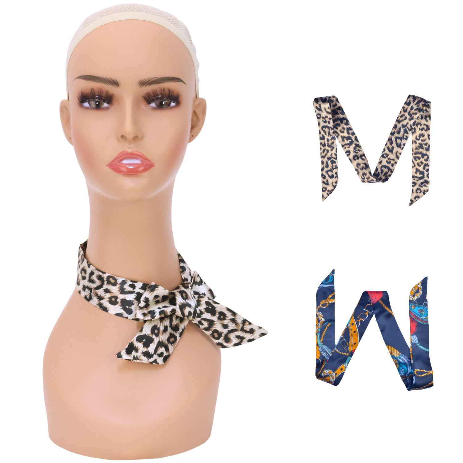 lightmay Female Life size Mannequin Wig Head with Shouolder for Wigs, Hats, Sunglasses Jewelry Display (color of skin, 17 inch)